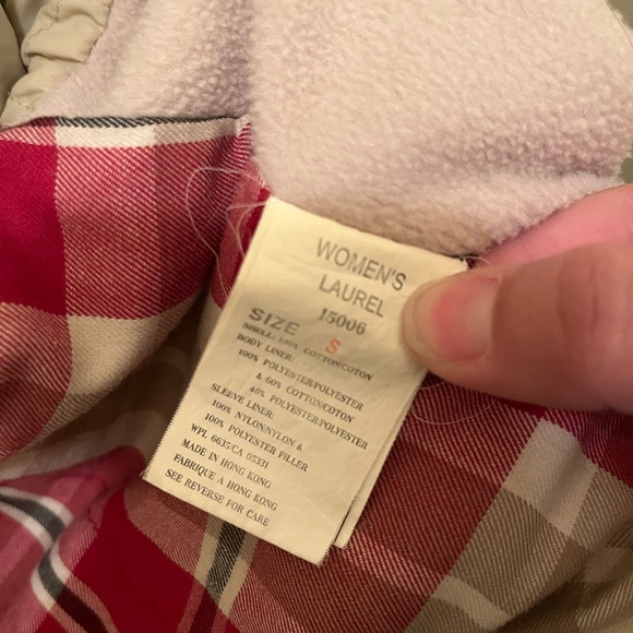 VTG Woolrich Green Fleece Blanket Lined Barn Jacket Chore Coat Women’s Small - Picture 7 of 7